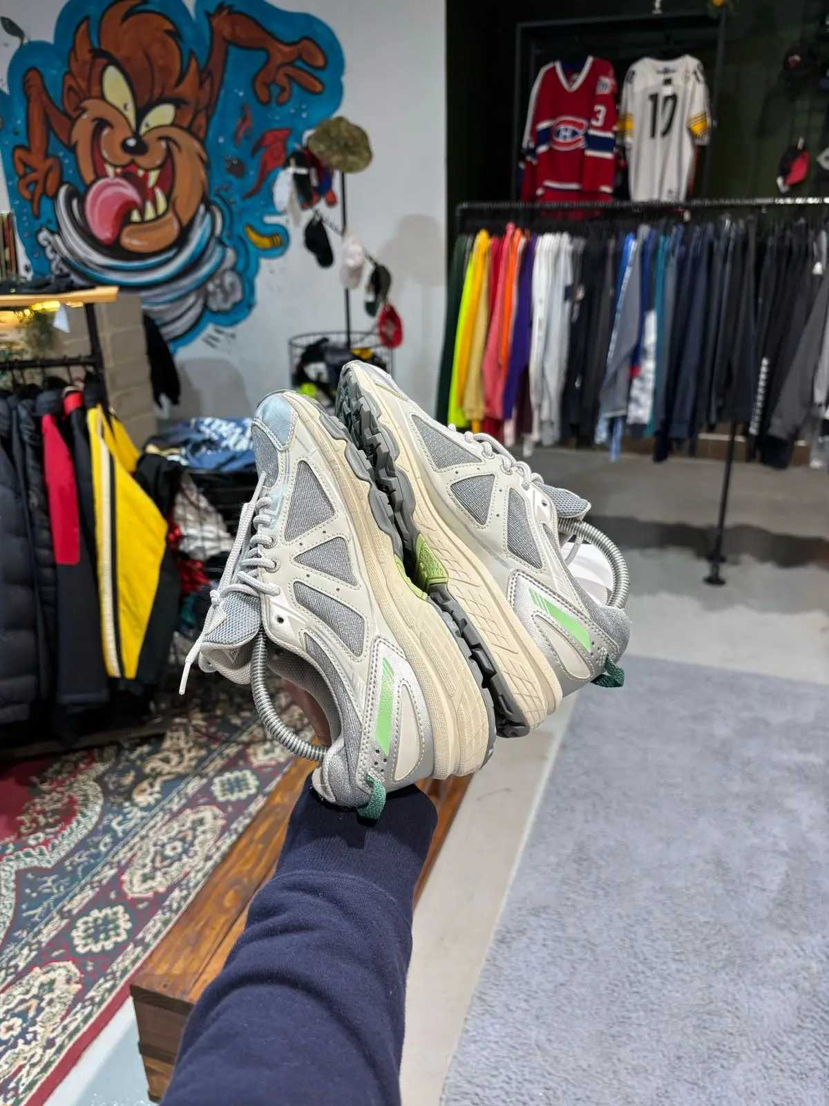 Asics Gel Sneakers Grey Green