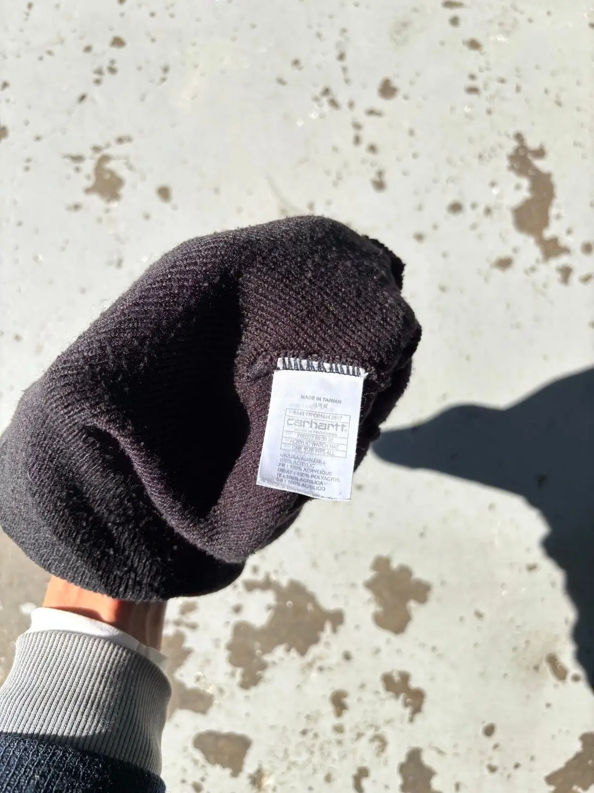 Carhartt Black Knit Beanie