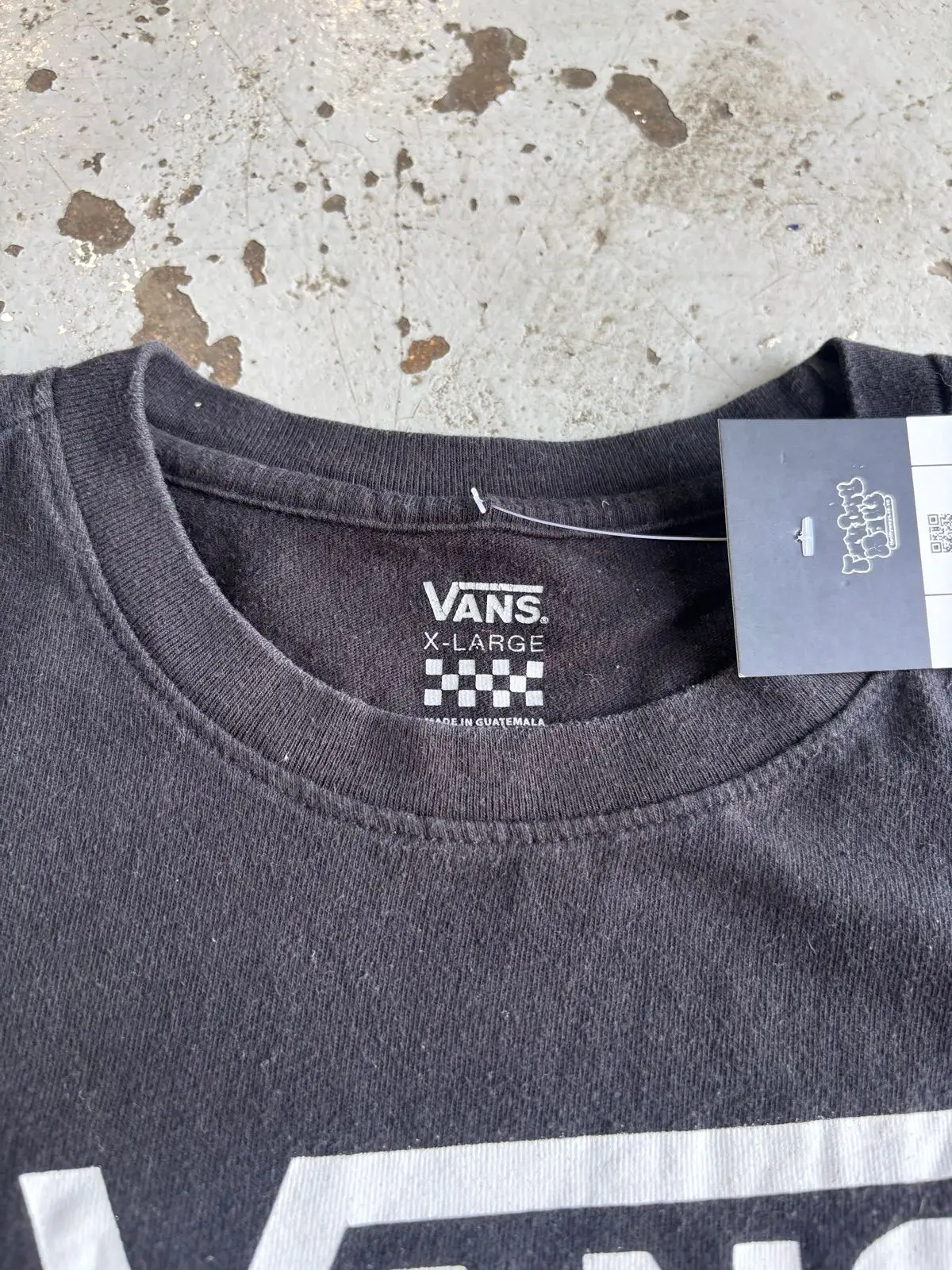 Vans Off The Wall Long Sleeve T-Shirt Black XL