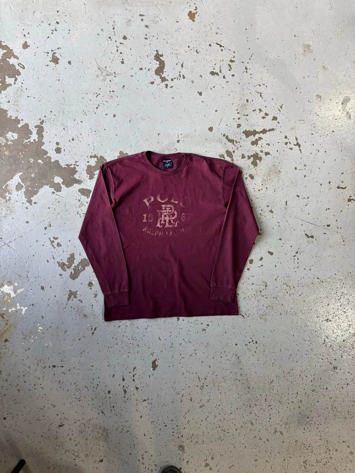 Ralph Lauren Polo Sport Long Sleeve T-Shirt Burgundy