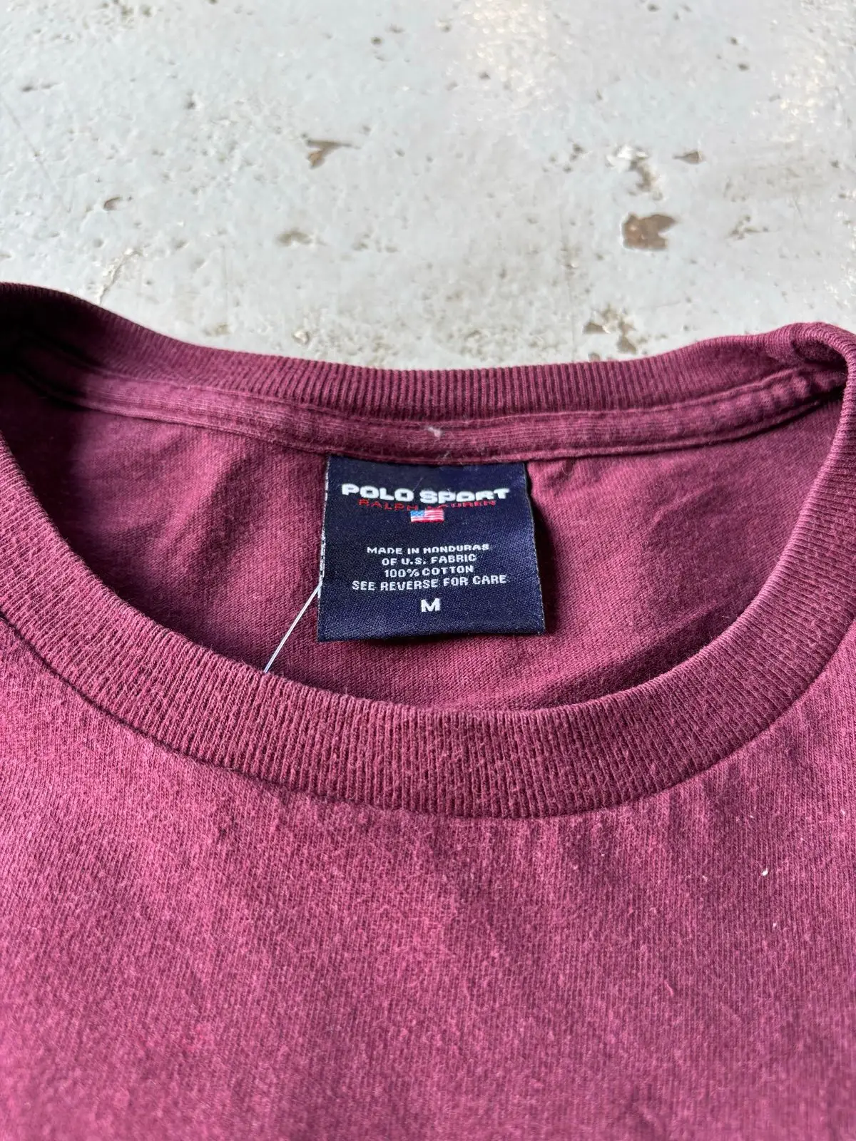 Ralph Lauren Polo Sport Long Sleeve T-Shirt Burgundy