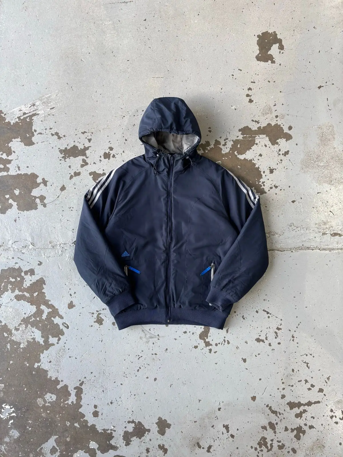 Adidas Navy Hooded Jacket