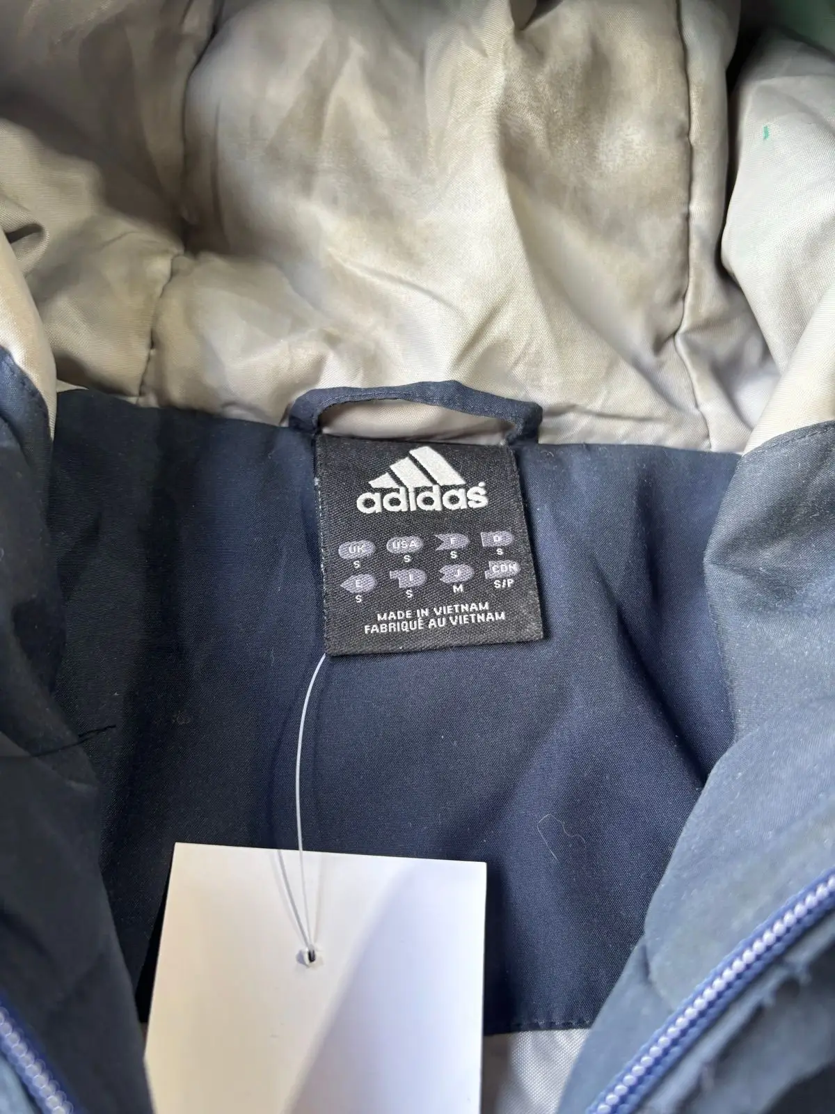 Adidas Navy Hooded Jacket