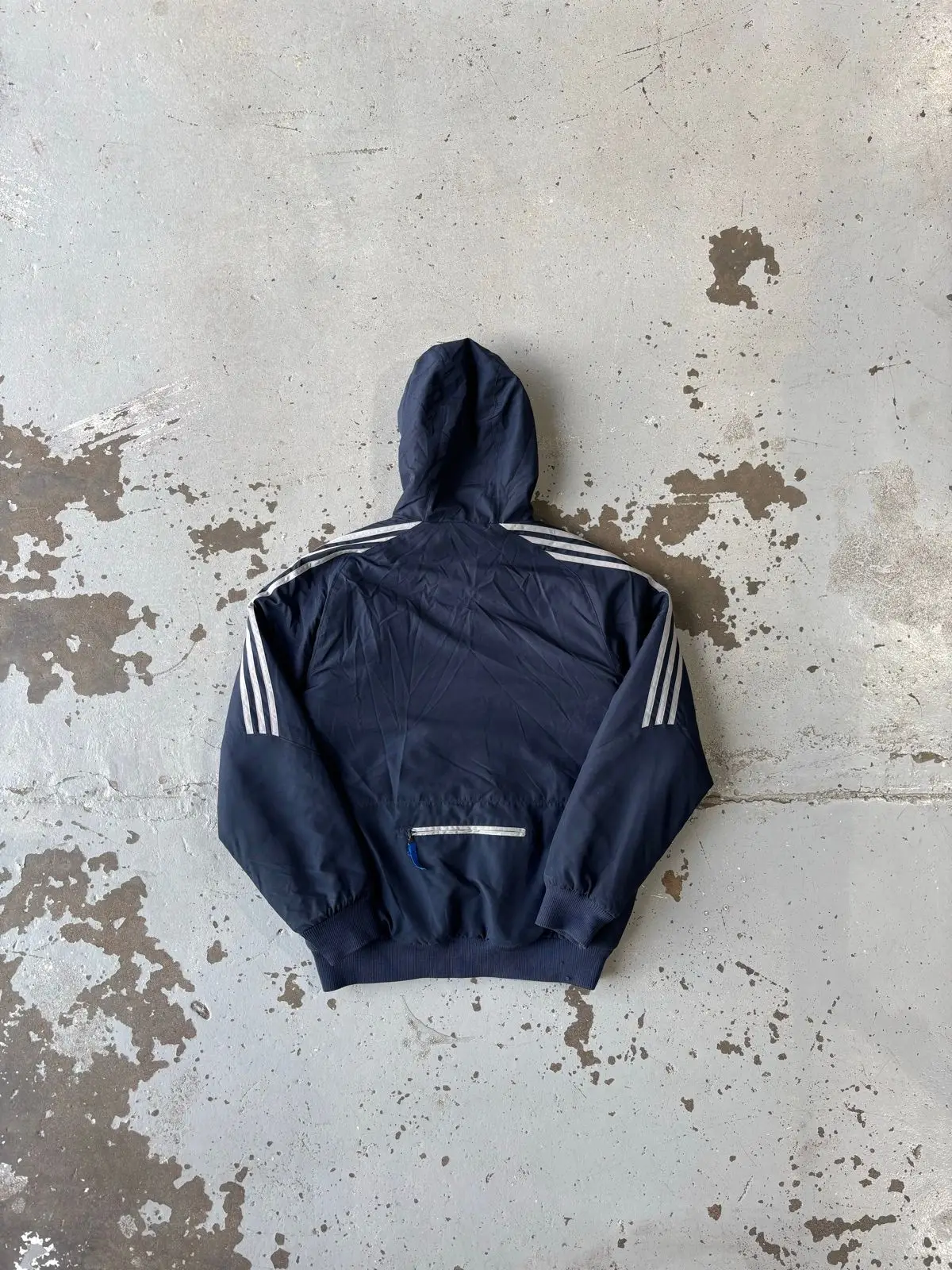 Adidas Navy Hooded Jacket