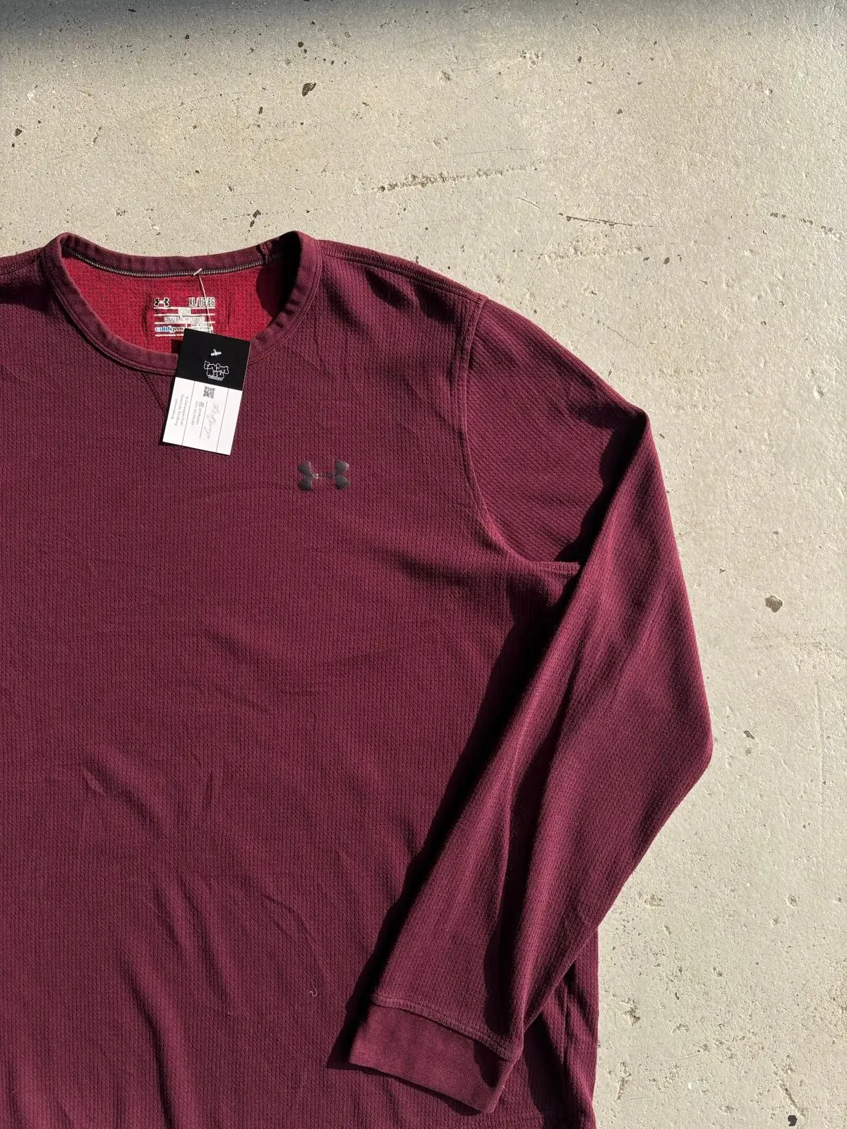 Under Armour Long Sleeve Thermal Shirt Maroon
