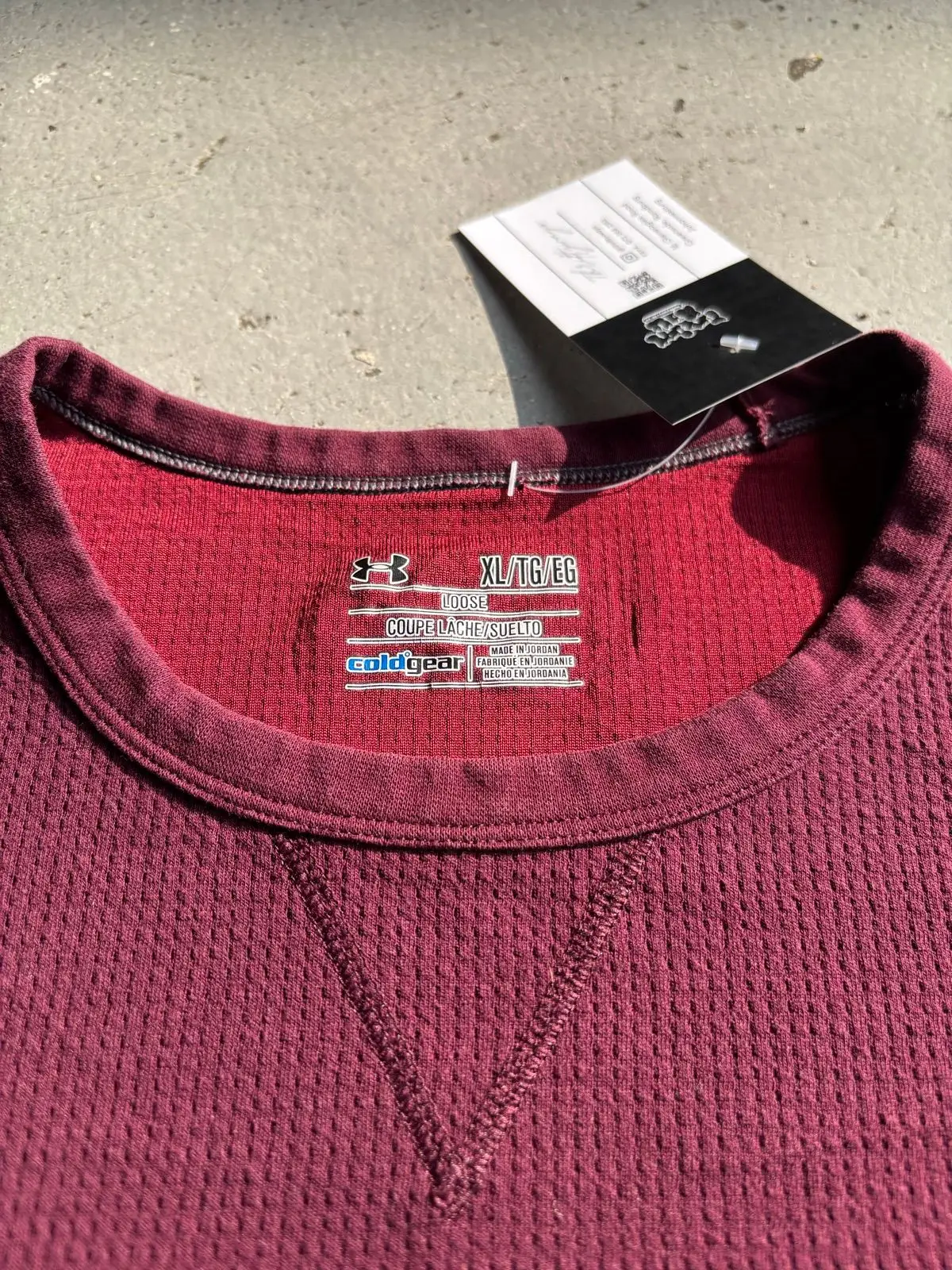 Under Armour Long Sleeve Thermal Shirt Maroon