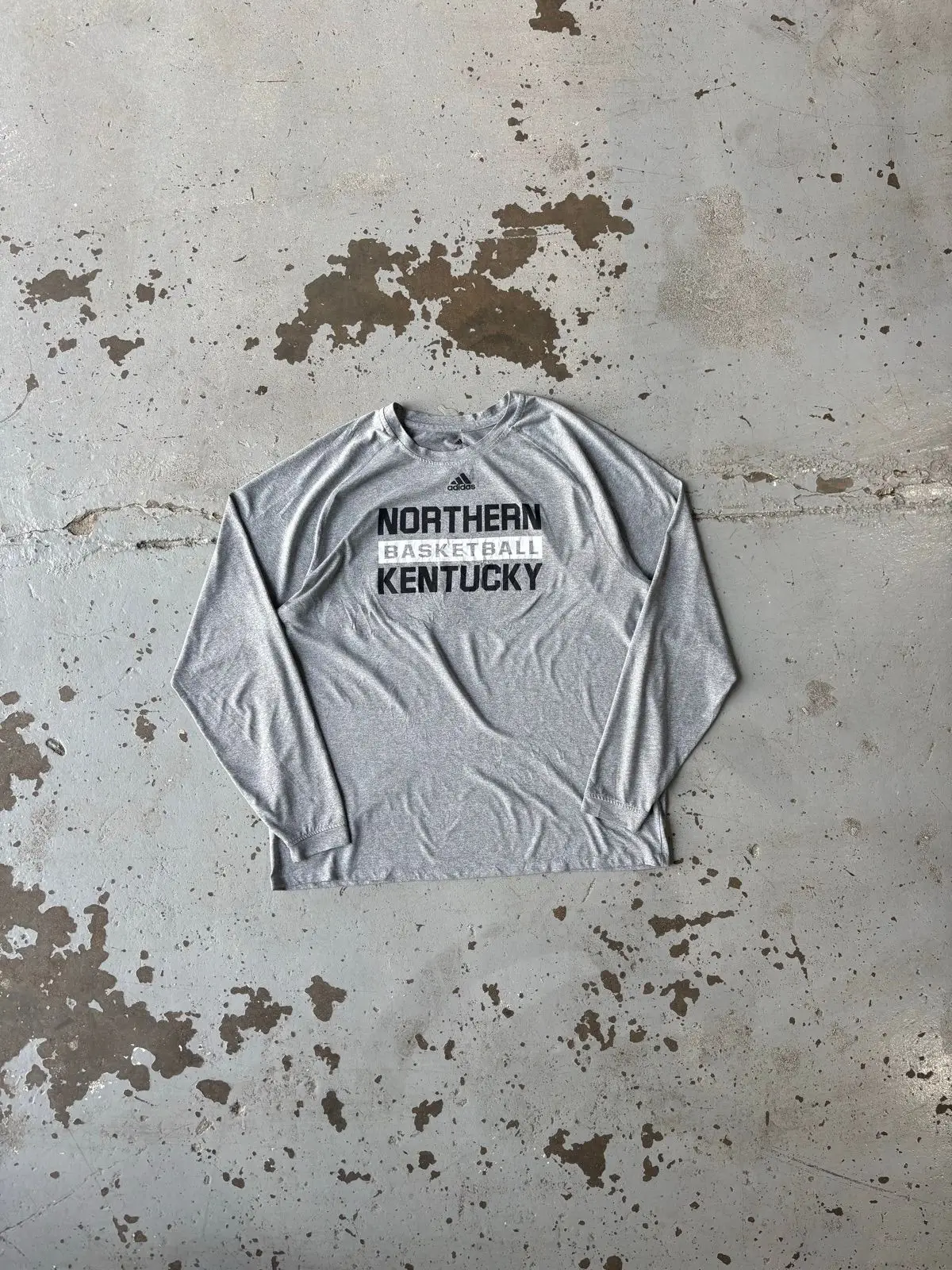 Adidas Northern Kentucky Basketball Long-Sleeve Shirt Grey