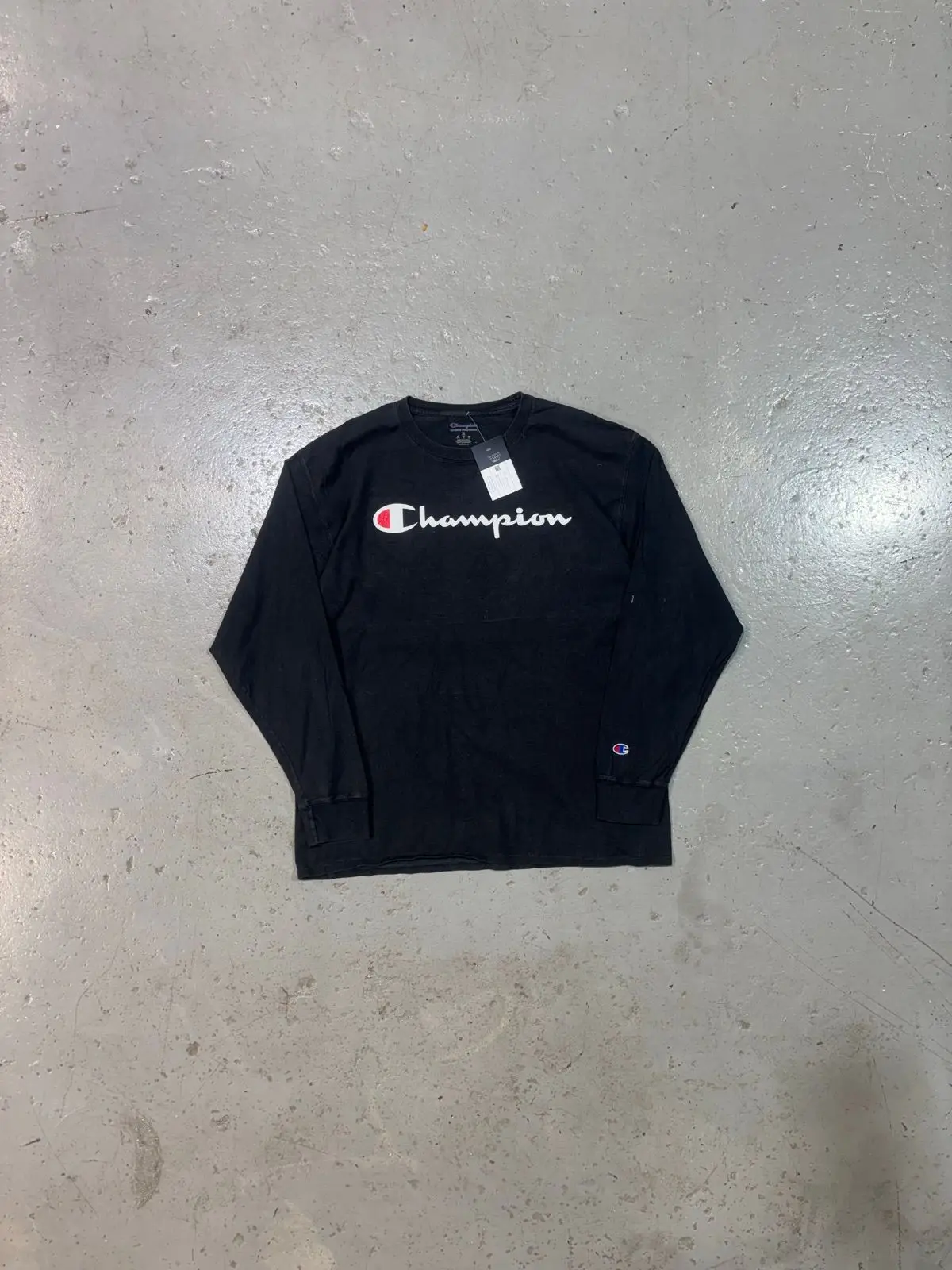 Champion Black Long Sleeve T-Shirt