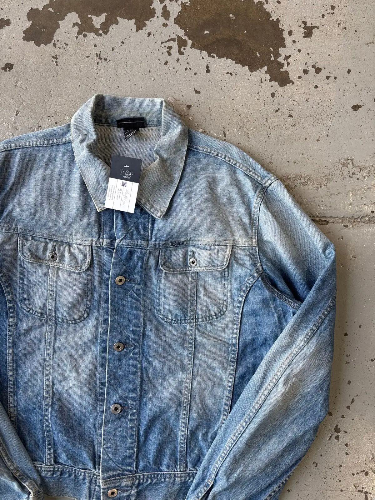 Diesel Light Wash Denim Jacket