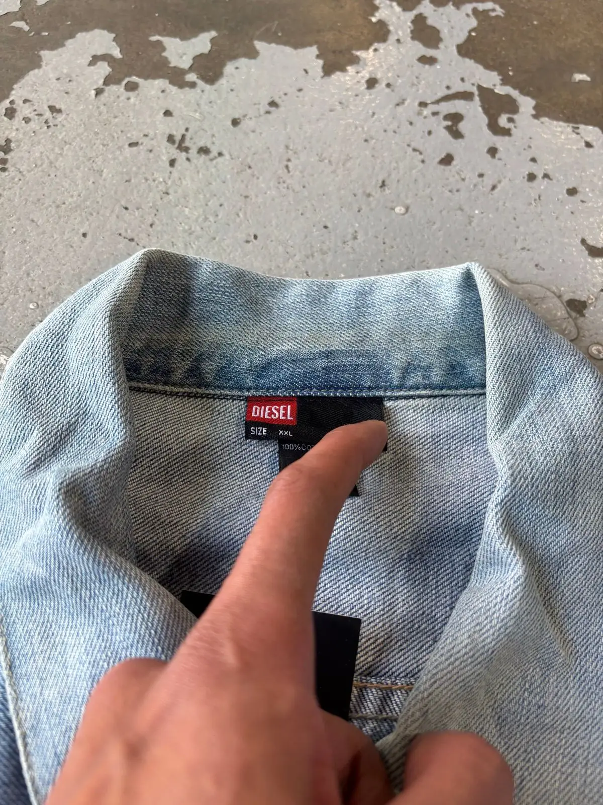 Diesel Light Wash Denim Jacket