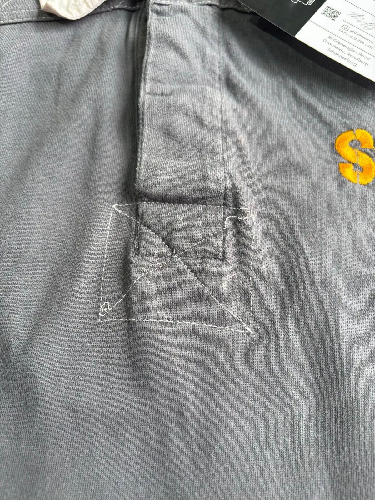 Reebok Pittsburgh Steelers Long Sleeve Rugby Shirt