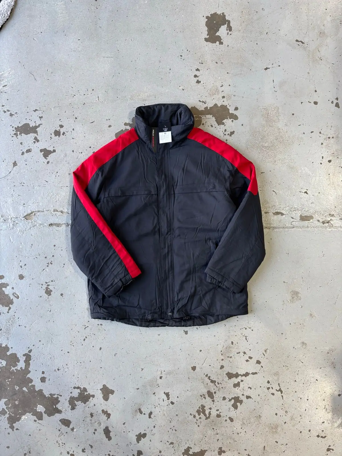 Ralph Lauren Polo Jeans Co. Ralph Lauren Black and Red Puffer Jacket