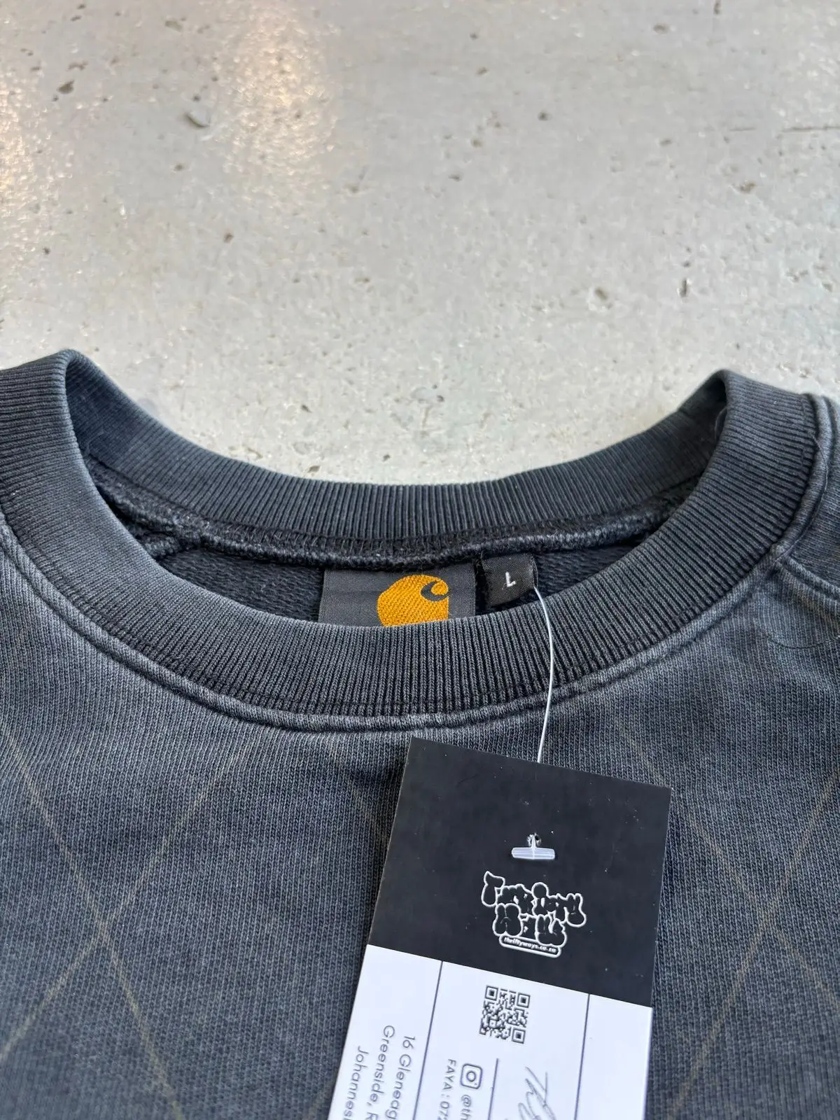 Carhartt Black Diamond Quilted Crewneck Sweatshirt