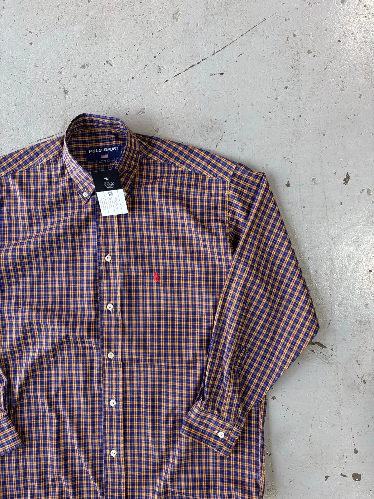 Ralph Lauren Polo Sport Plaid Long Sleeve Shirt