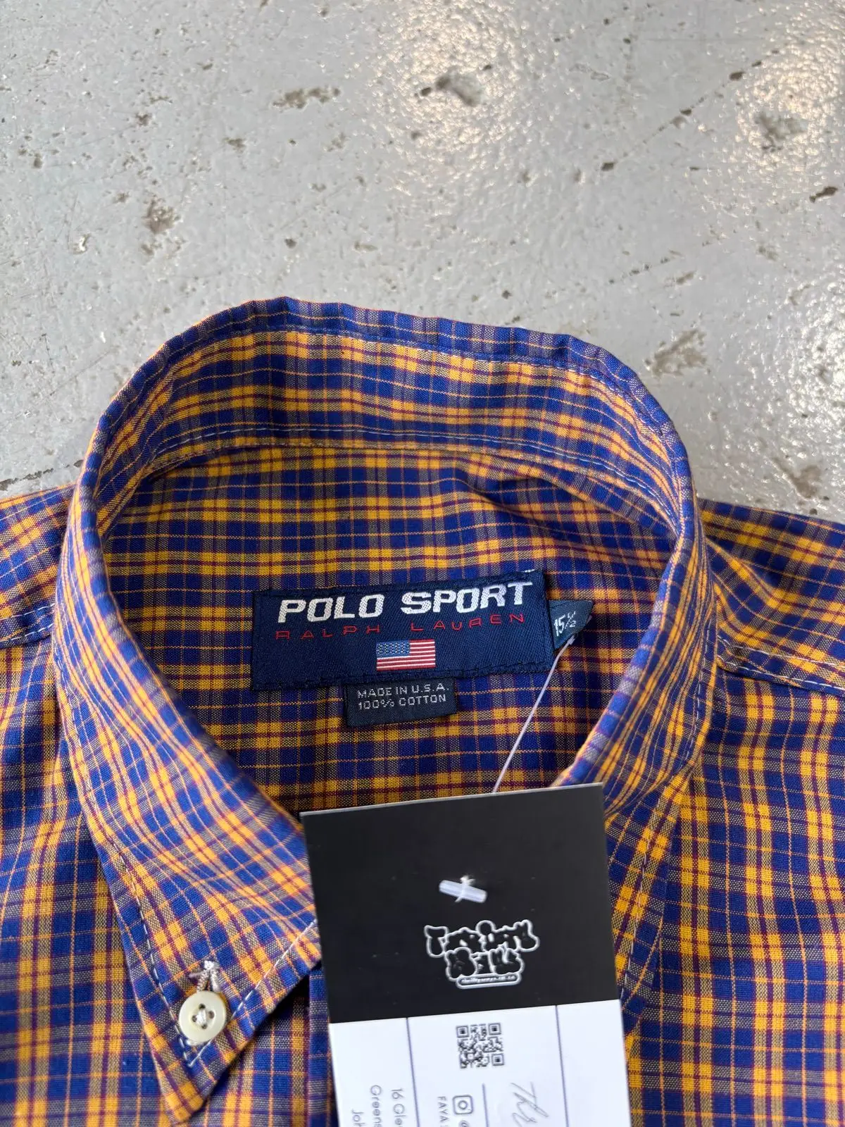 Ralph Lauren Polo Sport Plaid Long Sleeve Shirt