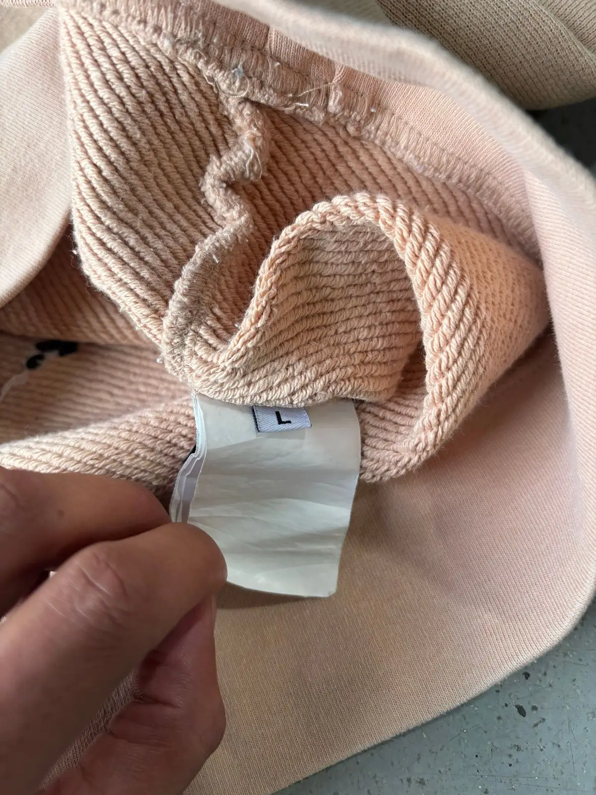 Off-White Peach Crewneck Sweatshirt