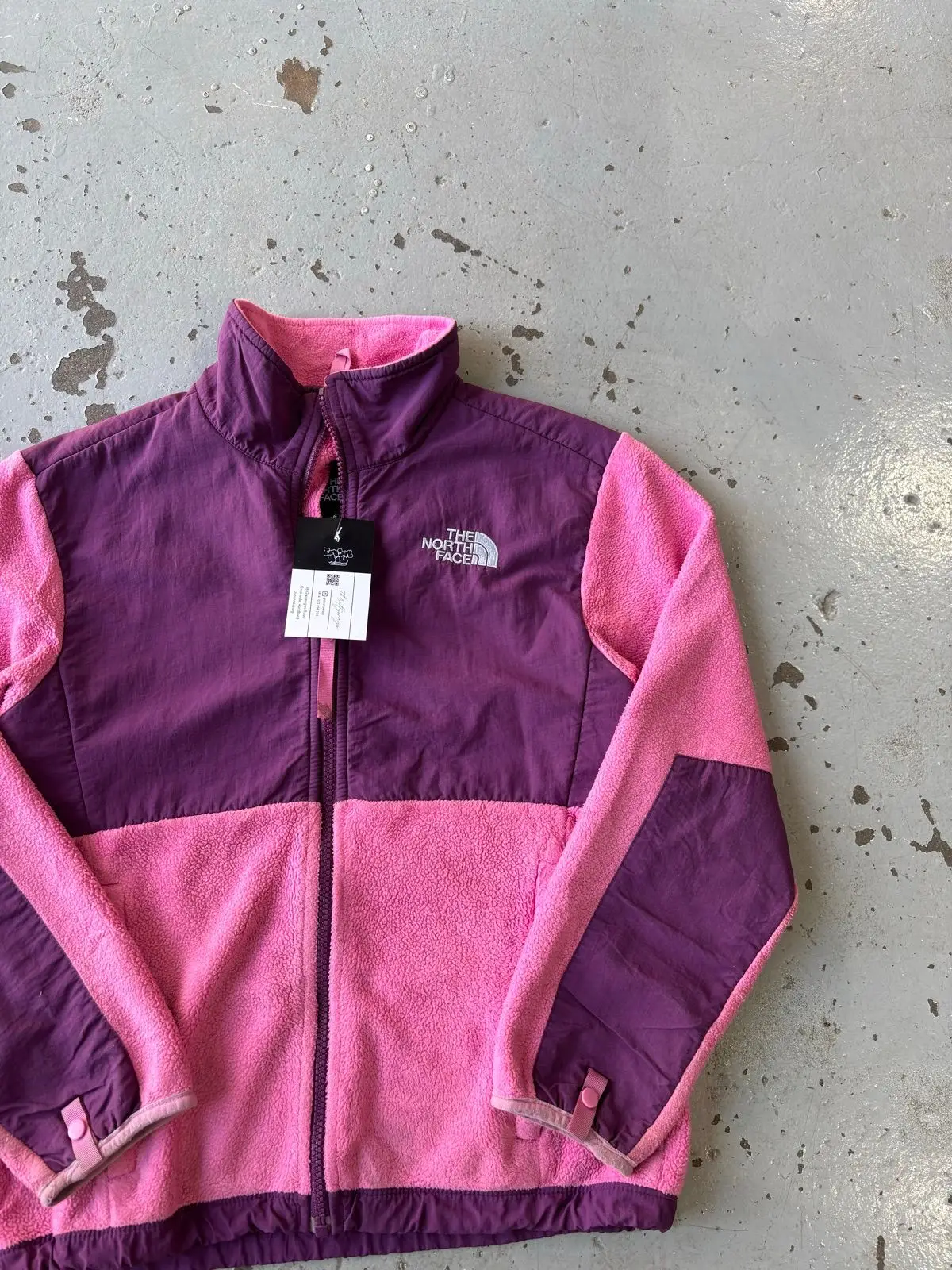 The North Face Pink and Purple Fleece Jacket