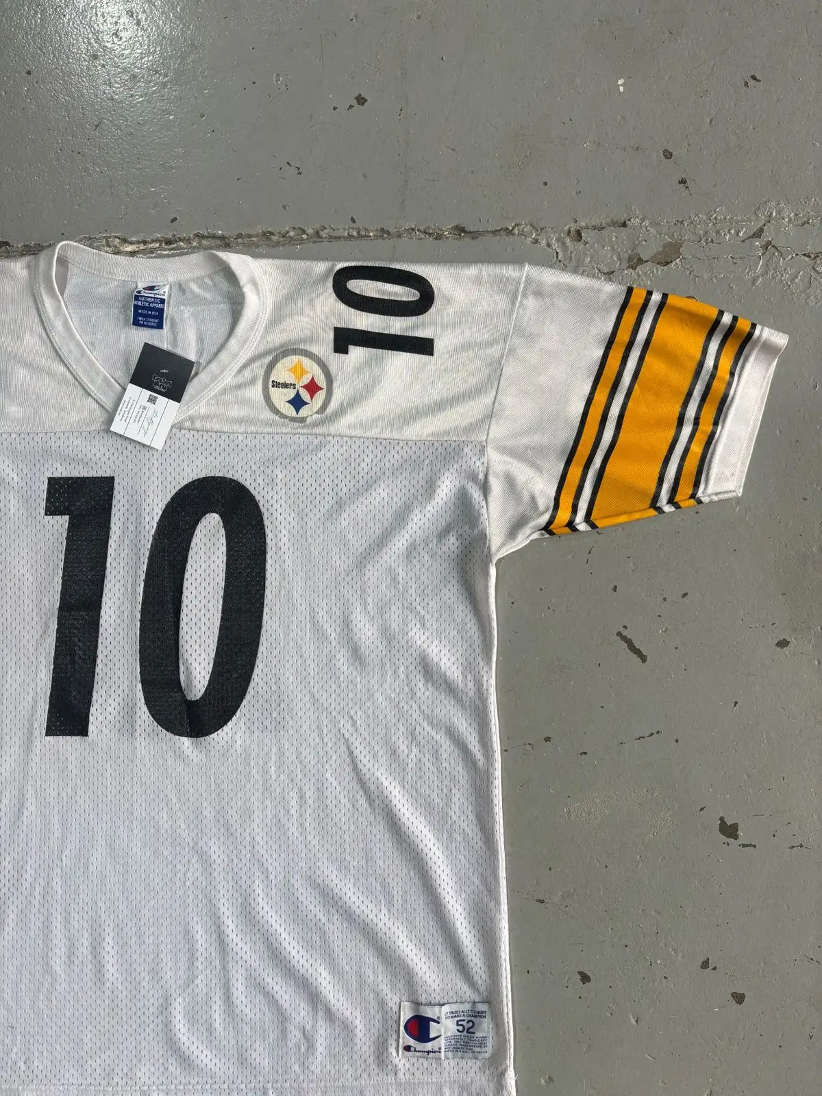 Champion Pittsburgh Steelers Jersey White Number 10