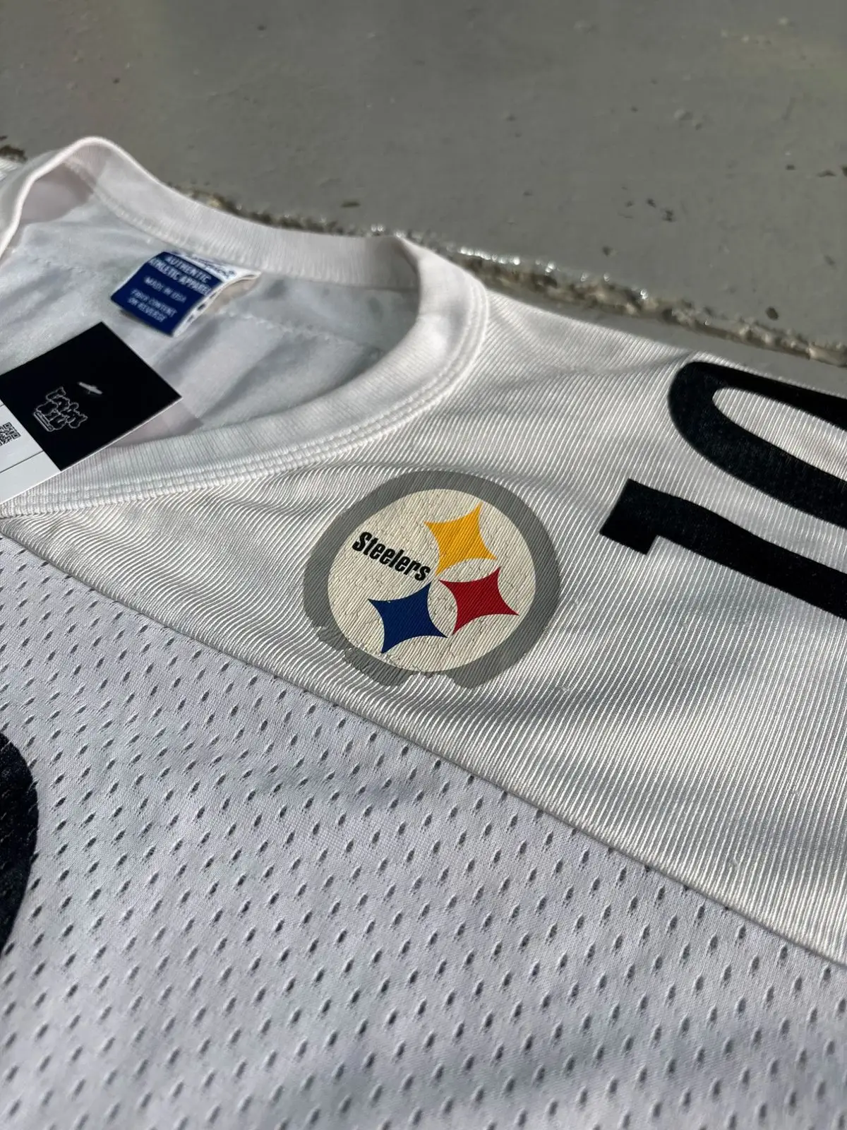 Champion Pittsburgh Steelers Jersey White Number 10