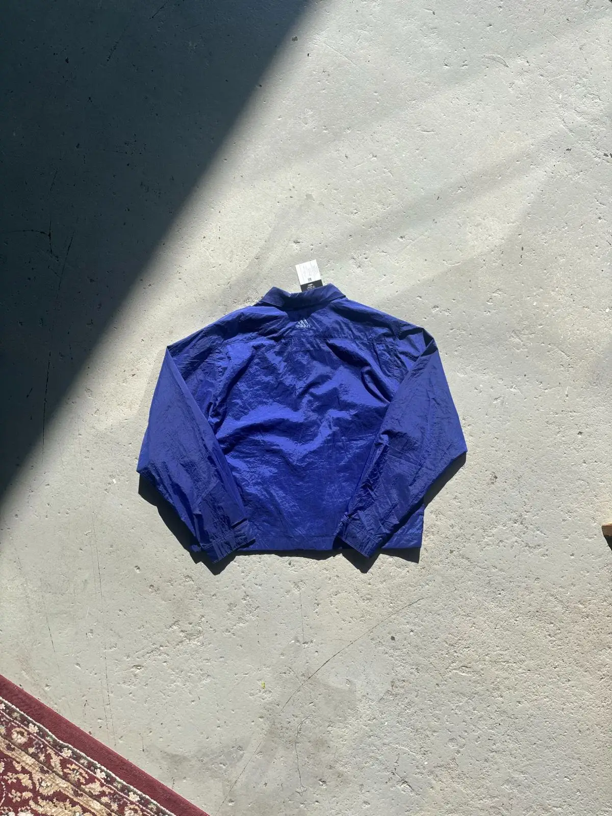Adidas Blue Nylon Track Jacket