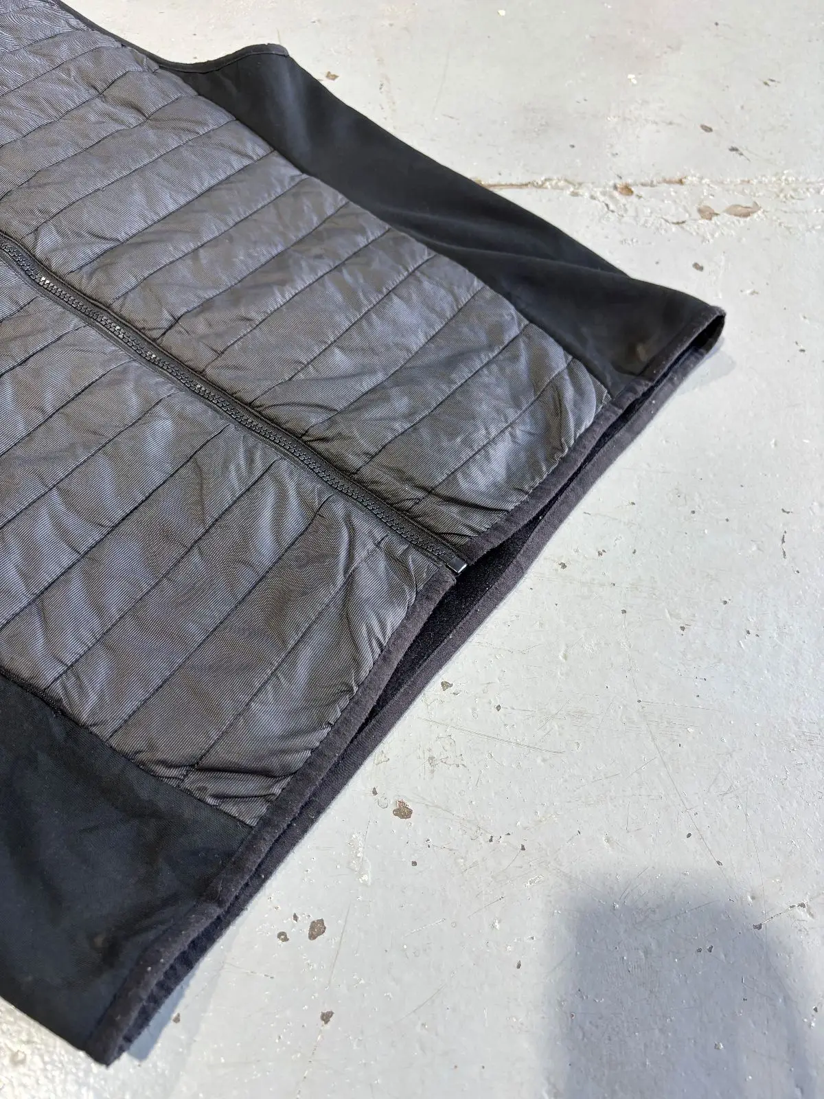 Calvin Klein Quilted Puffer Vest Grey Black