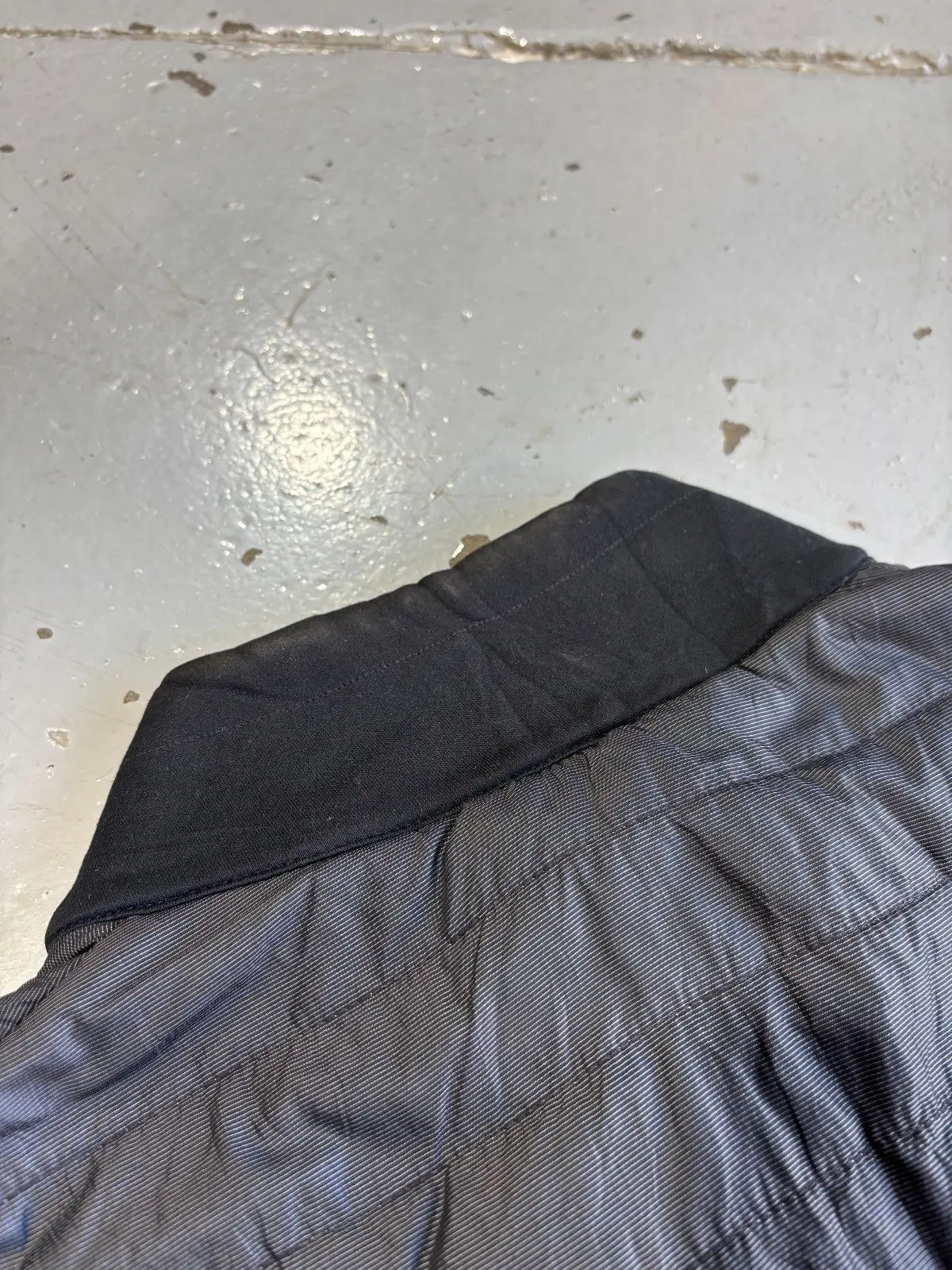 Calvin Klein Quilted Puffer Vest Grey Black