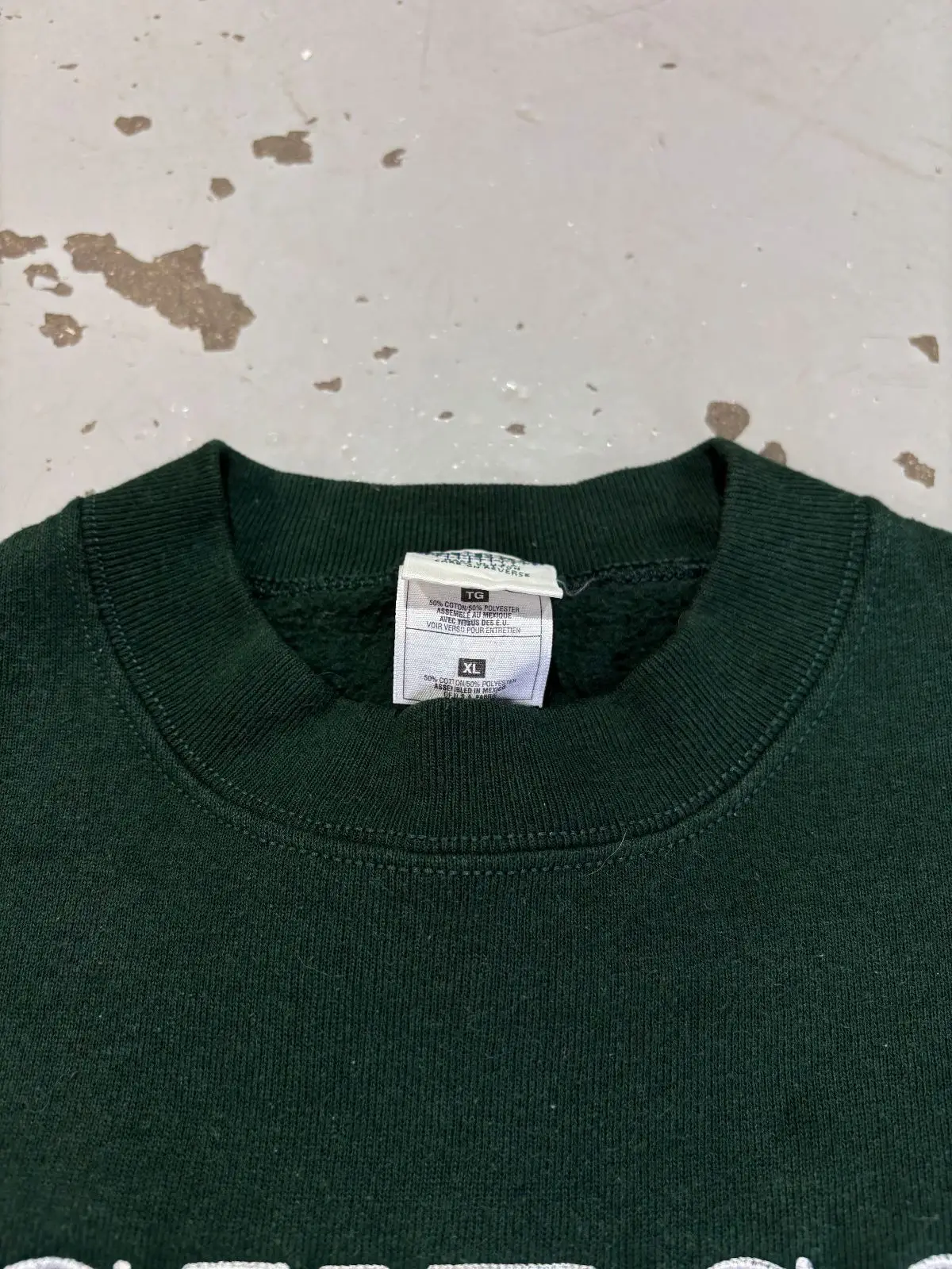 Guess Dark Green Crewneck Sweatshirt
