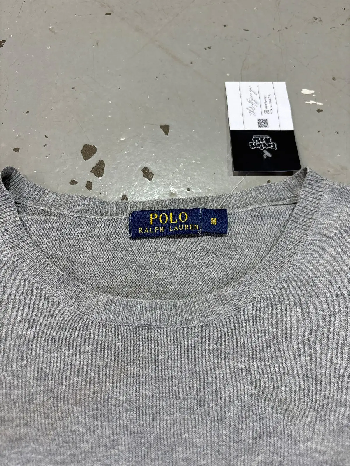 Polo Ralph Lauren Grey Crewneck Sweater Size M