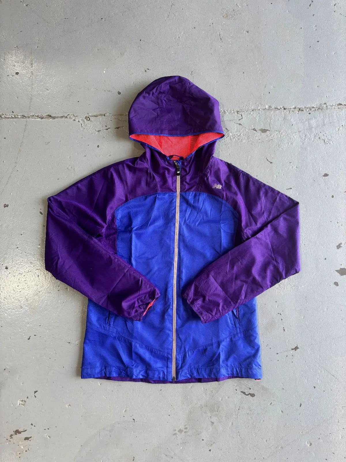 New Balance Purple and Blue Windbreaker Jacket