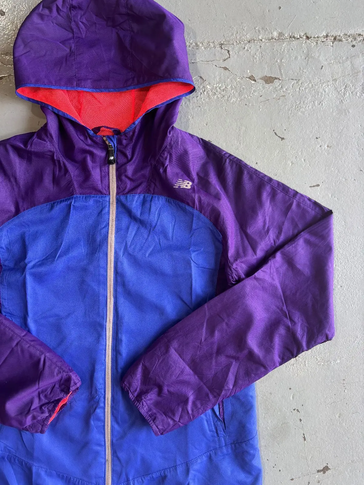 New Balance Purple and Blue Windbreaker Jacket