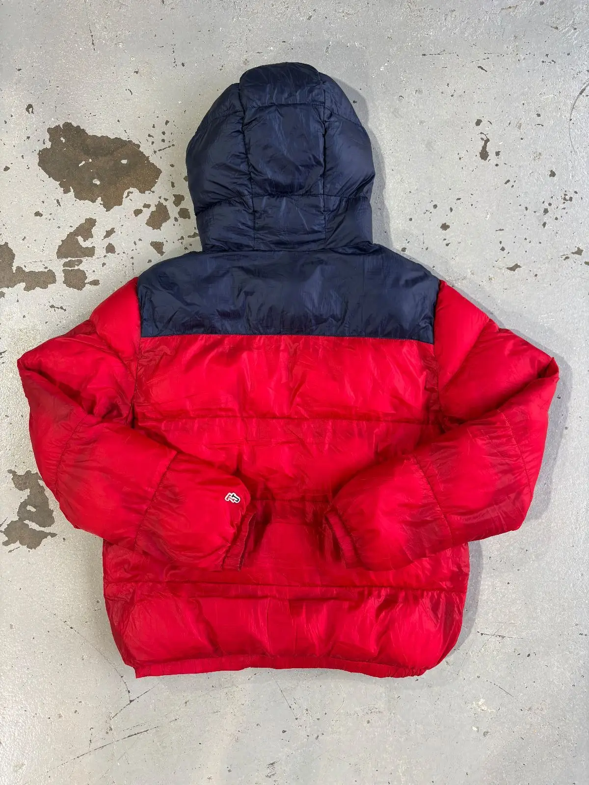 Tommy Hilfiger Red and Navy Puffer Jacket