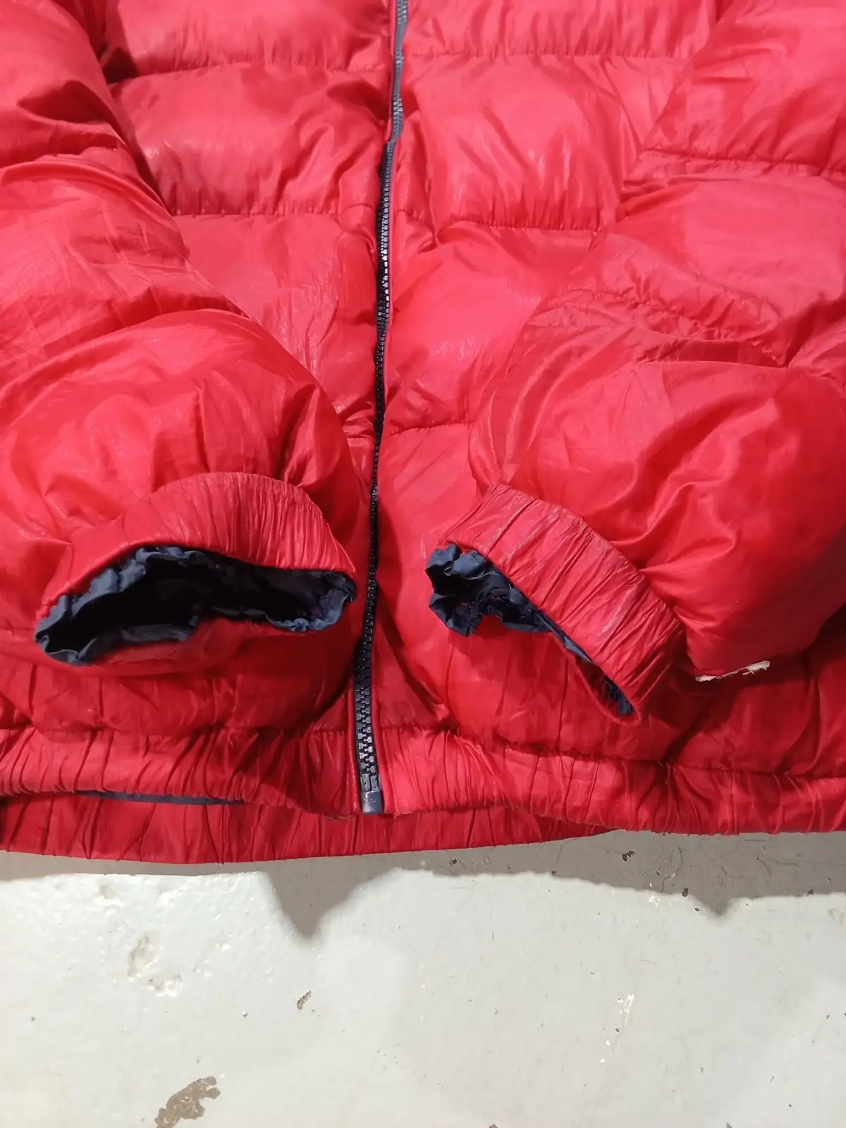 Tommy Hilfiger Red and Navy Puffer Jacket