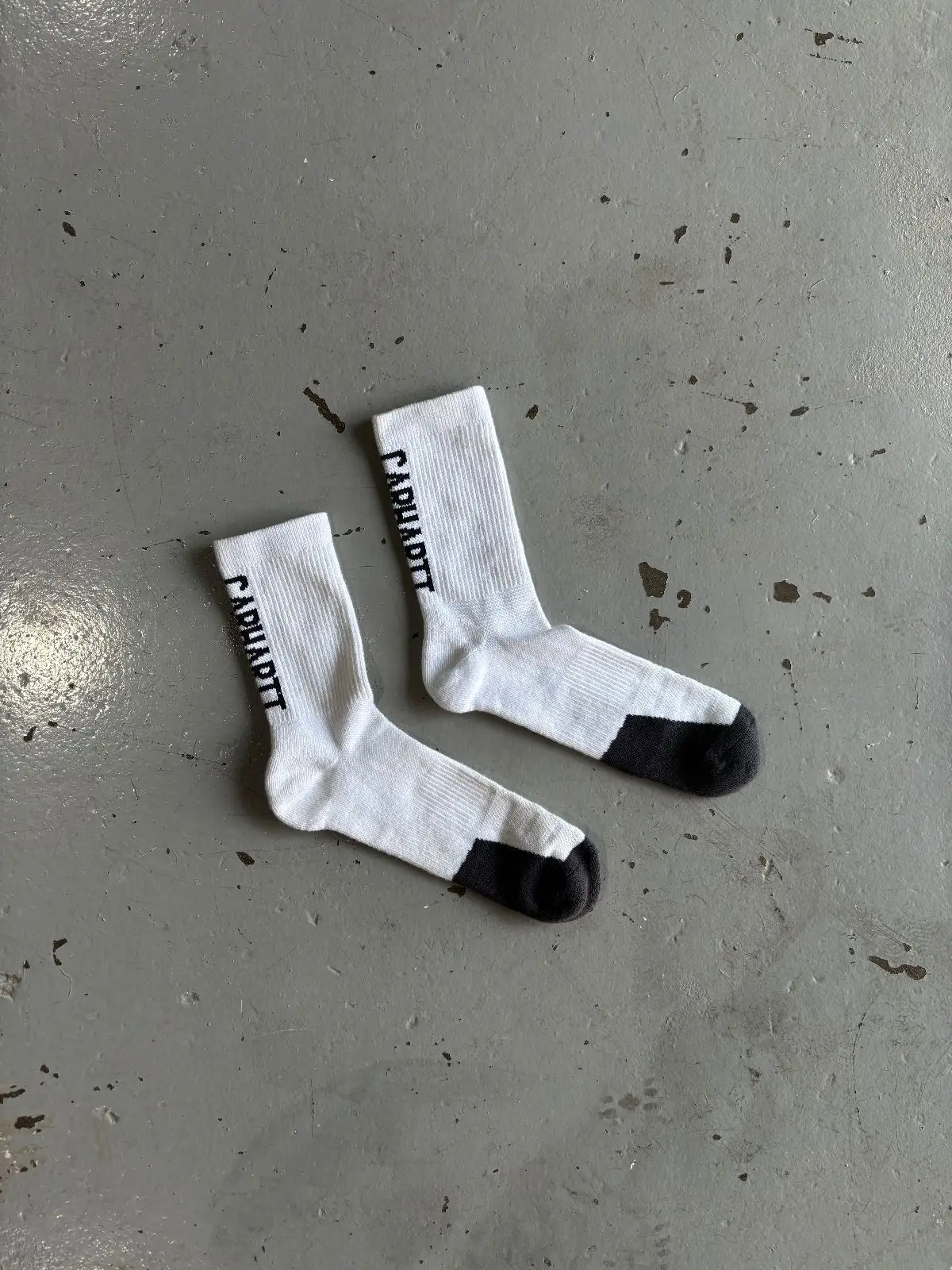 Carhartt Crew Socks White and Black