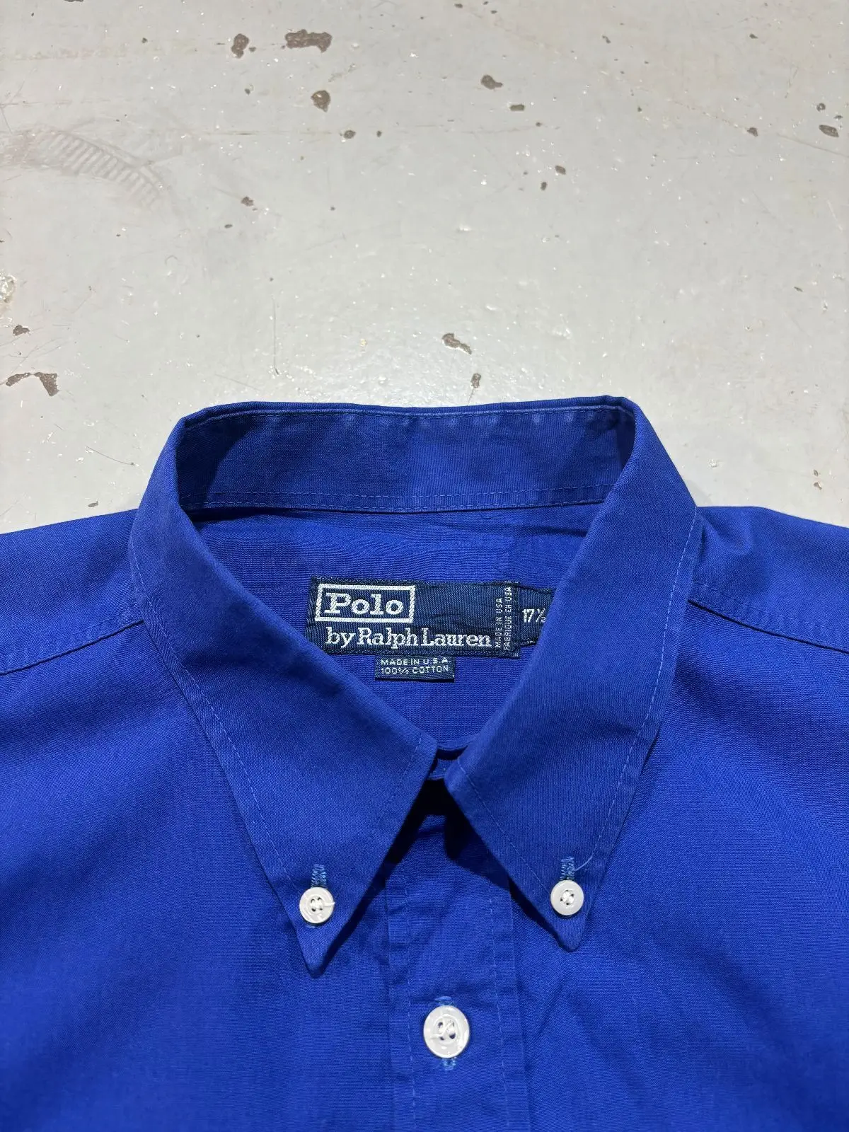 Ralph Lauren Long-Sleeve Button-Down Shirt Blue