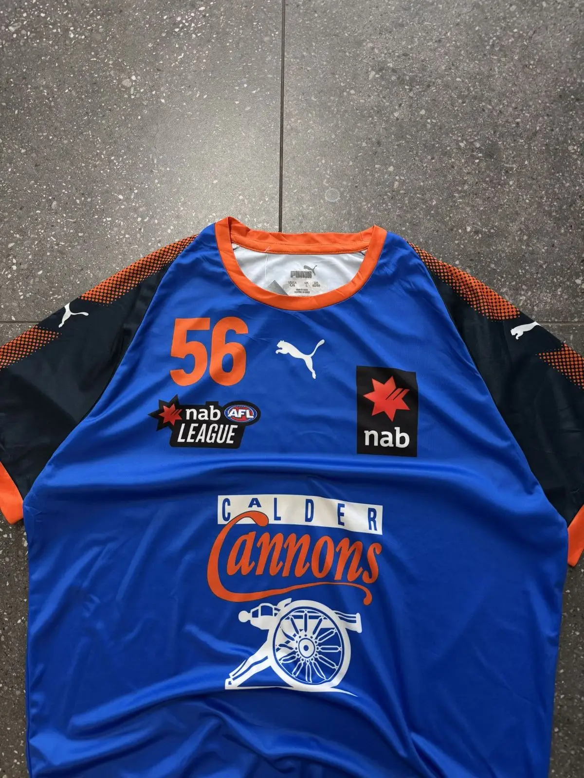 Puma Calder Cannons AFL NAB League Training Jersey Blue
