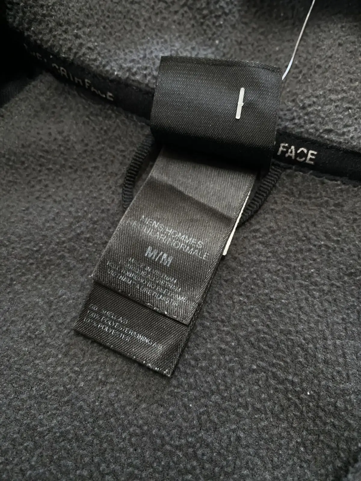 The North Face Grey Fleece Jacket with Green Zip