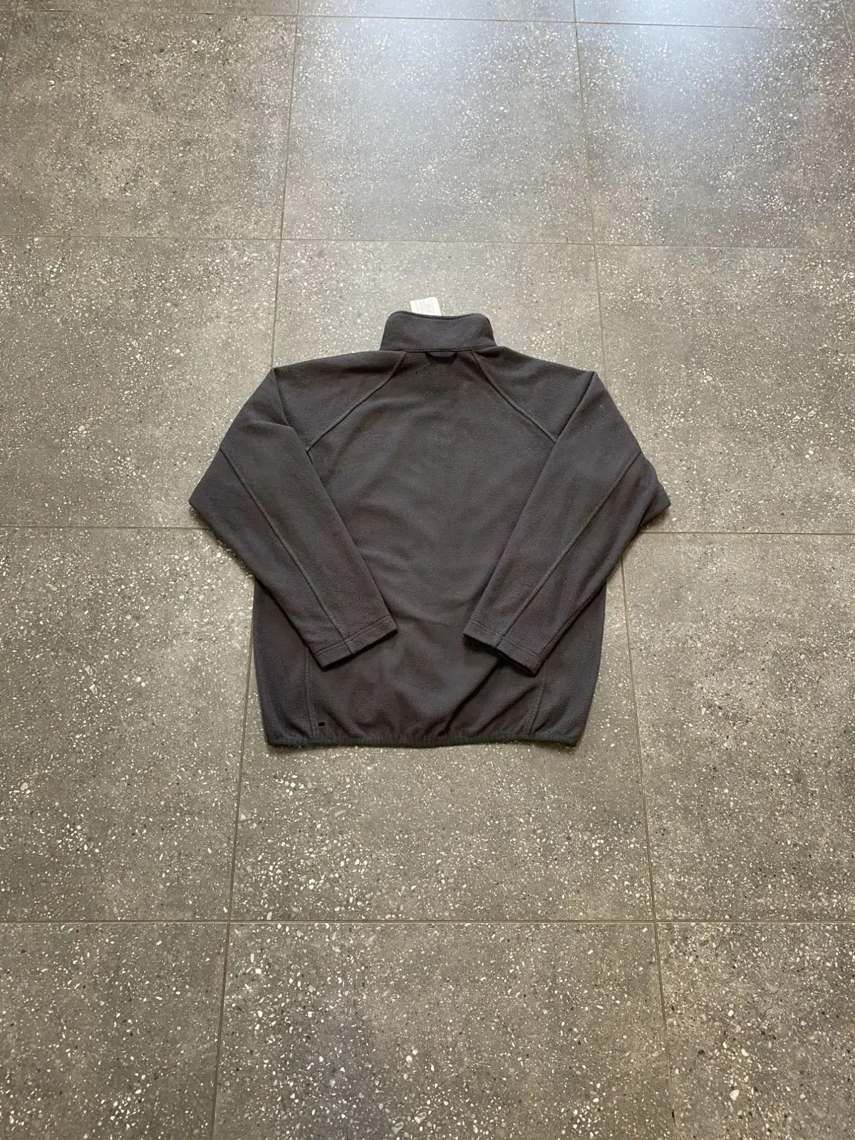 The North Face Grey Fleece Jacket with Green Zip