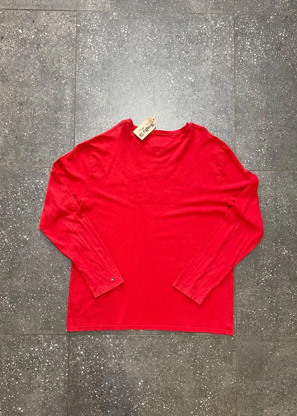 Tommy Hilfiger Red Long Sleeve T-Shirt
