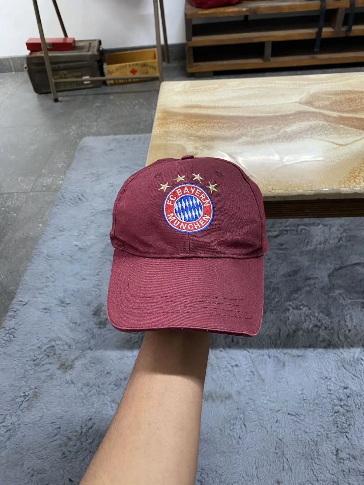 Adidas FC Bayern München Maroon Baseball Cap
