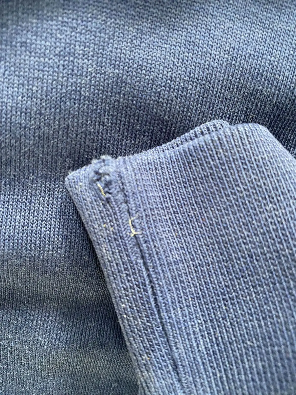 Champion Navy Zip-Up Sweatshirt