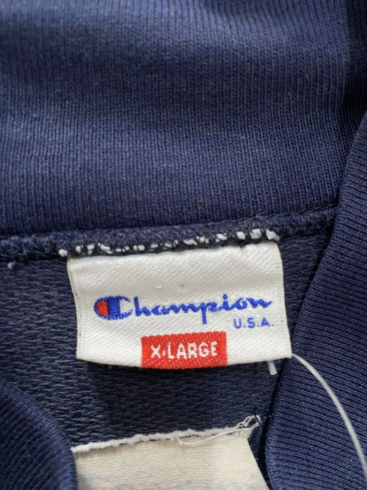 Champion Navy Zip-Up Sweatshirt