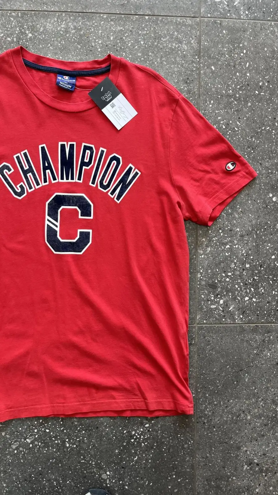 Champion Red Graphic Tee
