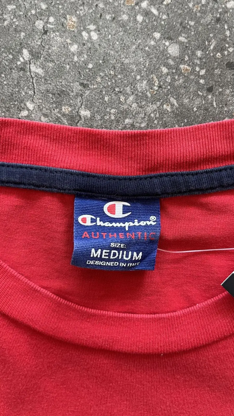 Champion Red Graphic Tee