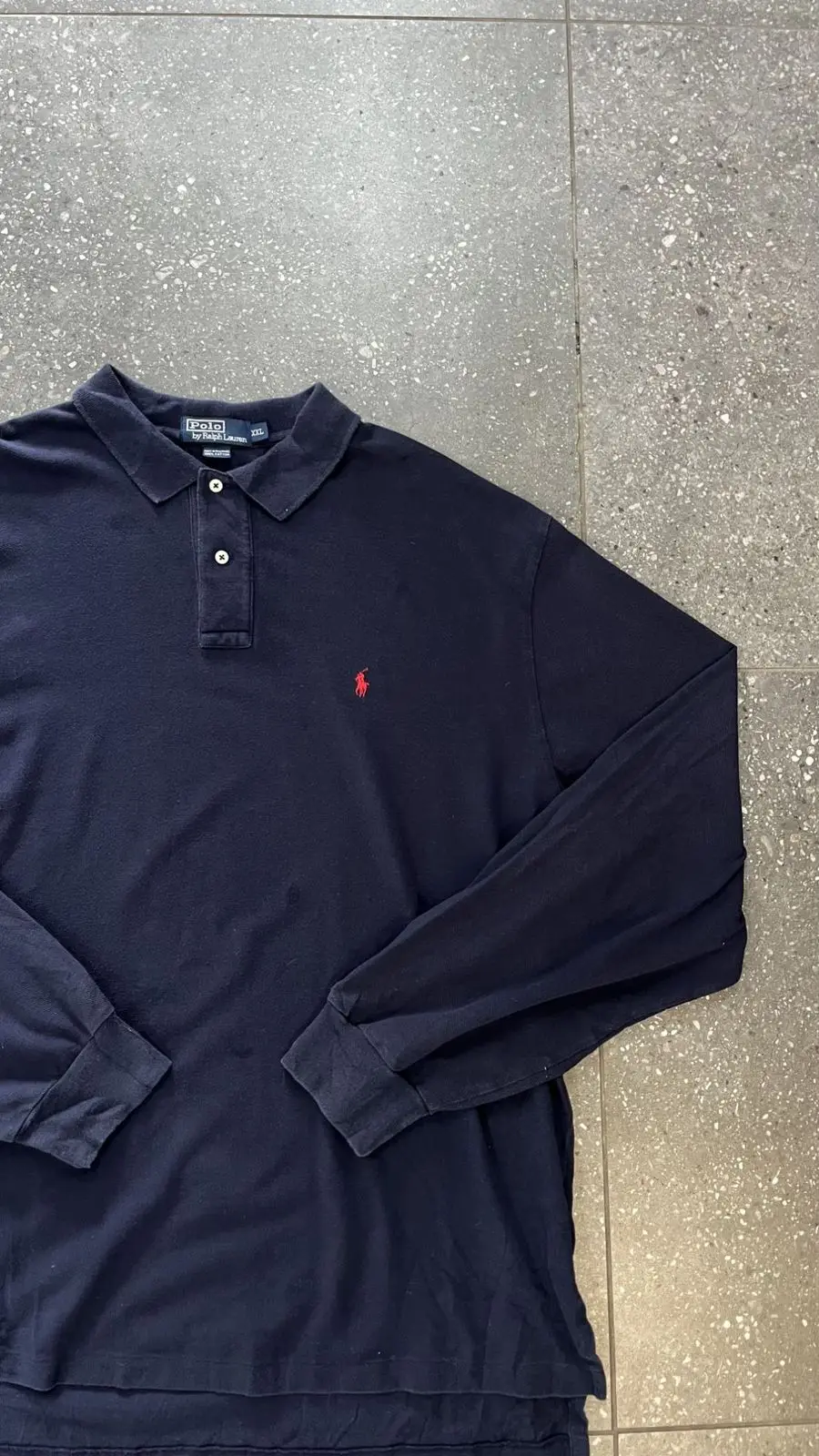 Ralph Lauren Long-Sleeve Navy Polo Shirt XXL