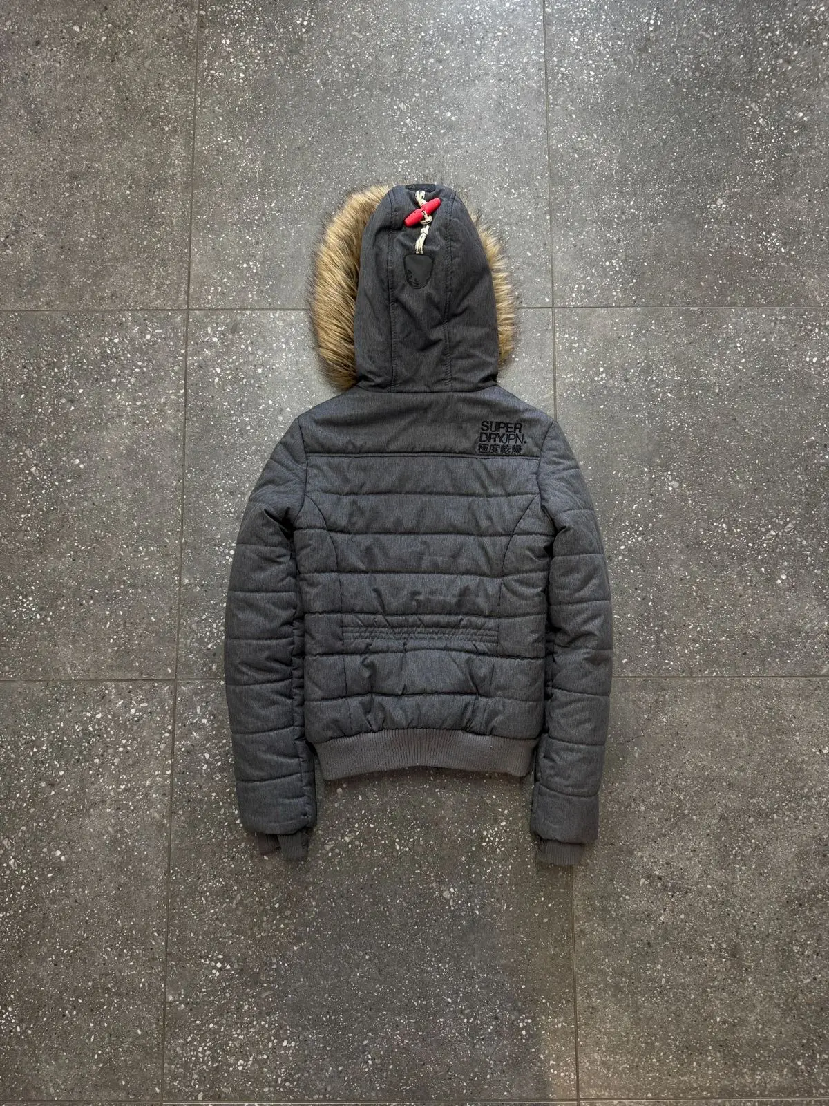 Superdry Grey Toggle Winter Jacket
