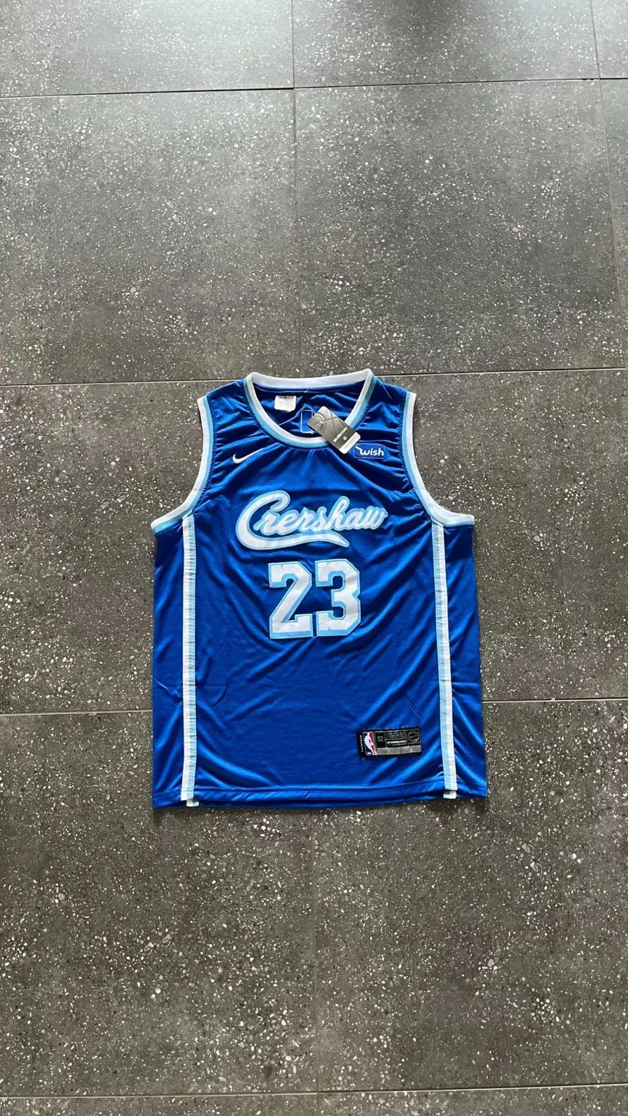 Nike Crenshaw 23 Basketball Jersey Blue
