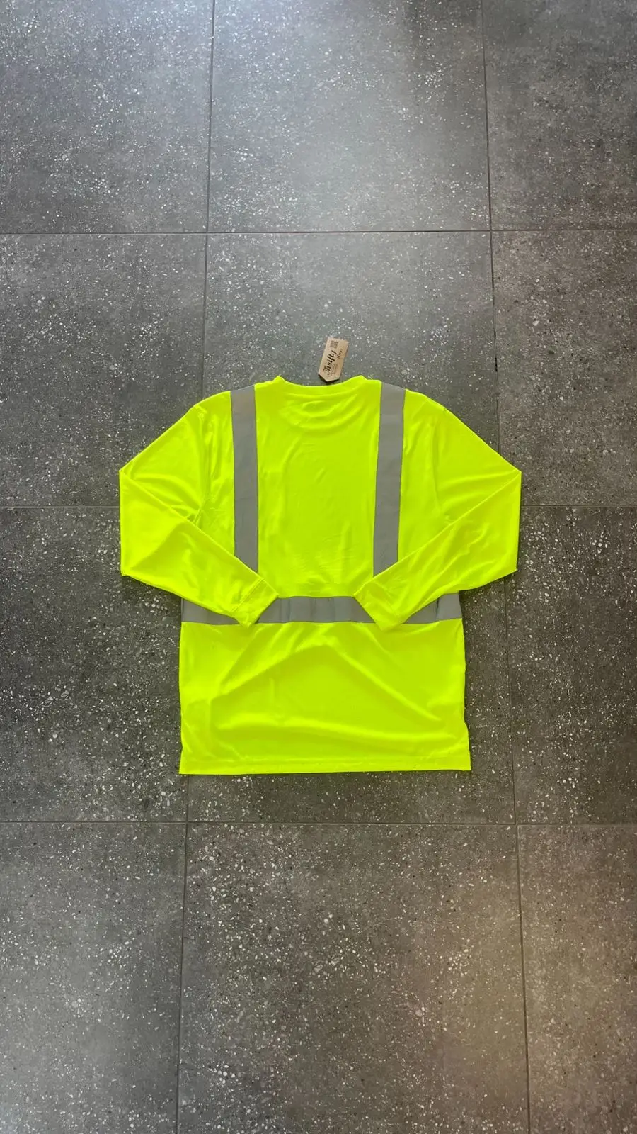 Dickies High-Vis Safety Long Sleeve Shirt Yellow