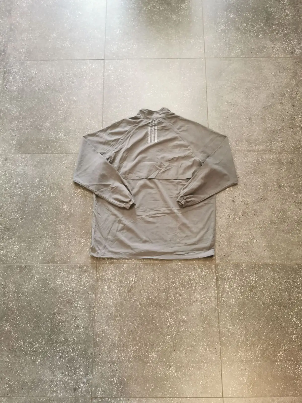 Adidas Grey Long Sleeve Quarter Zip Top