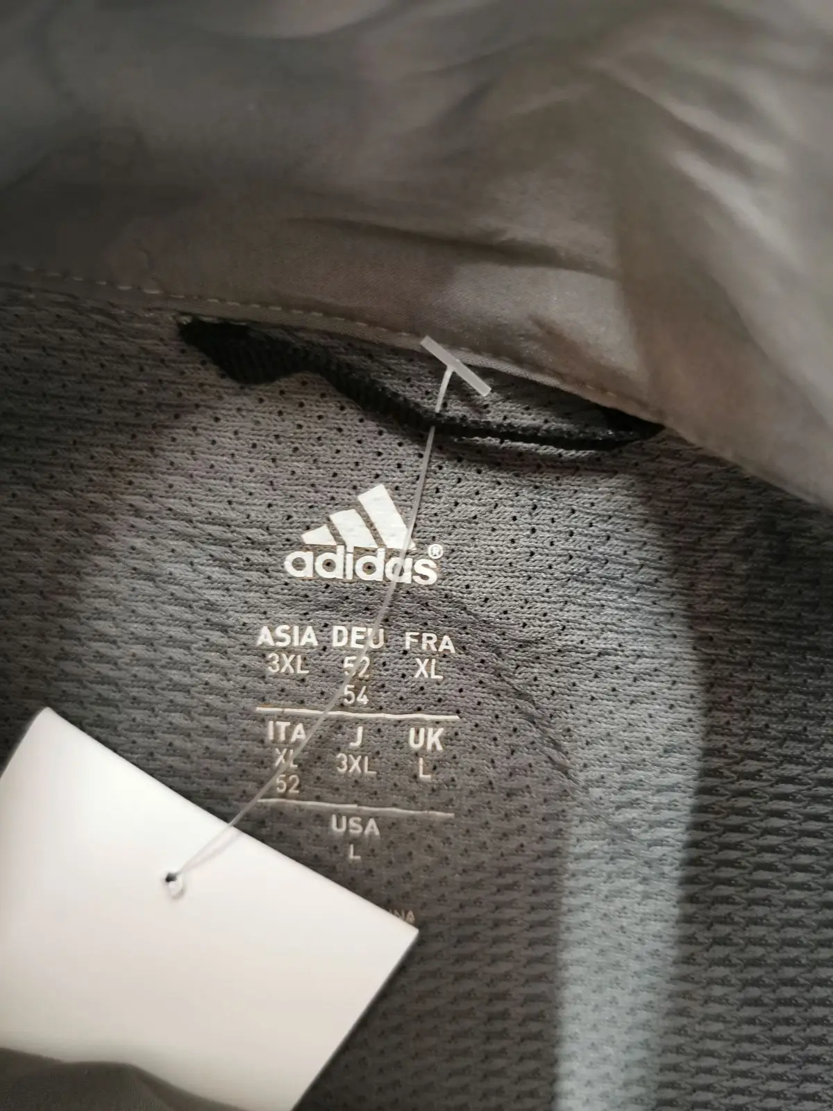 Adidas Grey Long Sleeve Quarter Zip Top