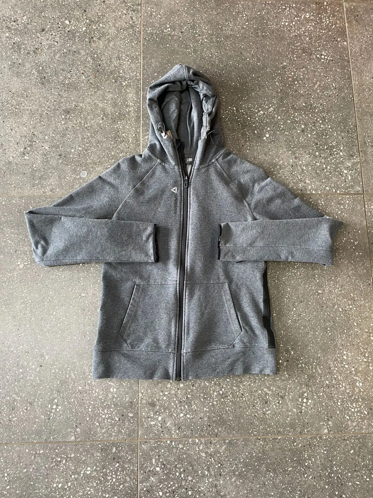 Reebok Grey Zip-Up Hoodie
